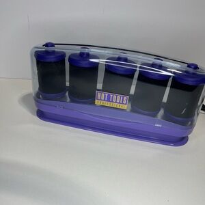 Purple Foam Hair Rollers - 5 Pack